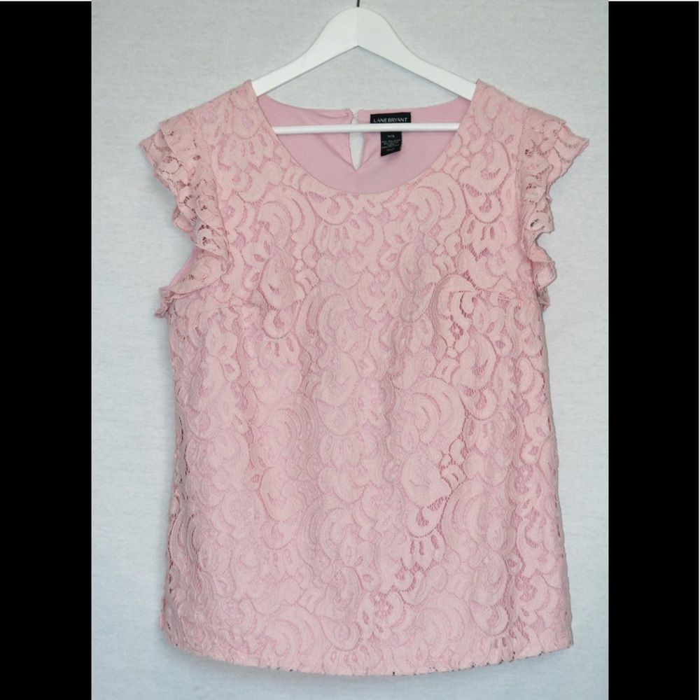 Lane Bryant - Lace overlay top - 14/16